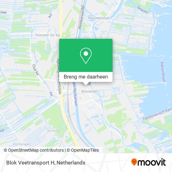 Blok Veetransport H kaart