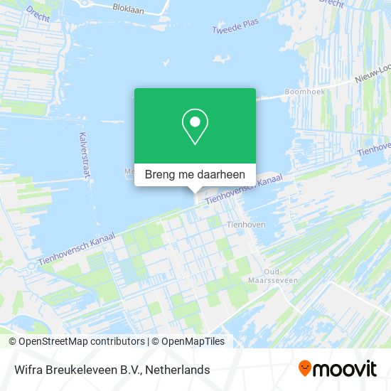 Wifra Breukeleveen B.V. kaart