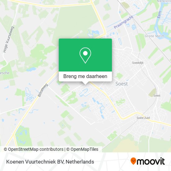Koenen Vuurtechniek BV kaart