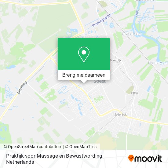 Praktijk voor Massage en Bewustwording kaart