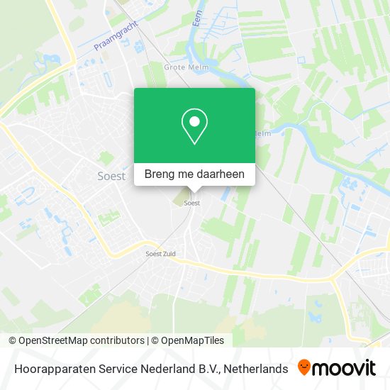 Hoorapparaten Service Nederland B.V. kaart