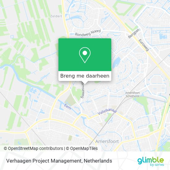 Verhaagen Project Management kaart