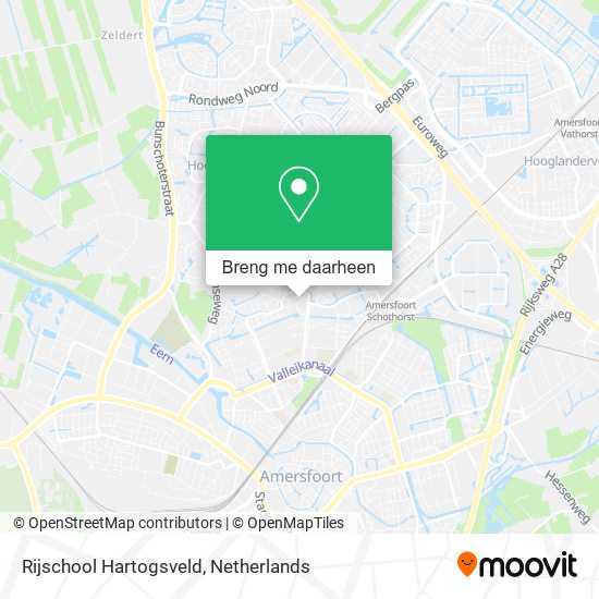 Rijschool Hartogsveld kaart