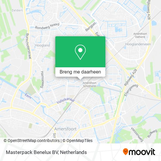 Masterpack Benelux BV kaart