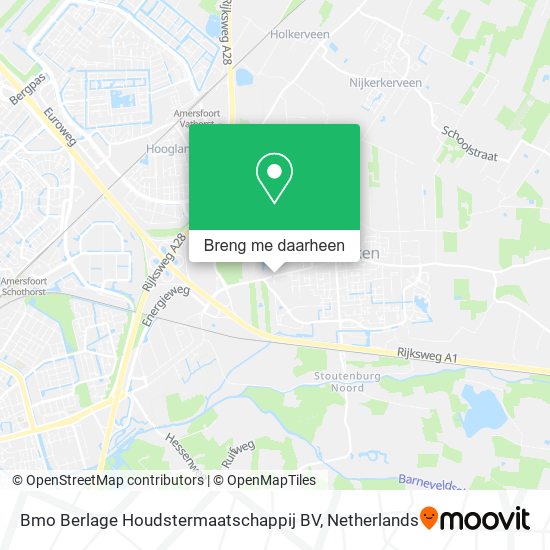 Bmo Berlage Houdstermaatschappij BV kaart