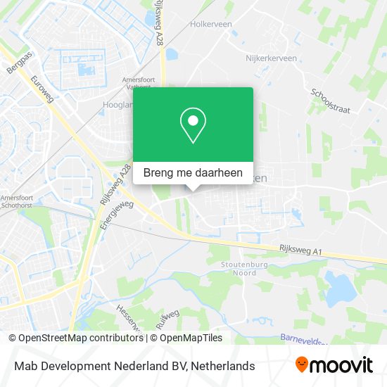 Mab Development Nederland BV kaart