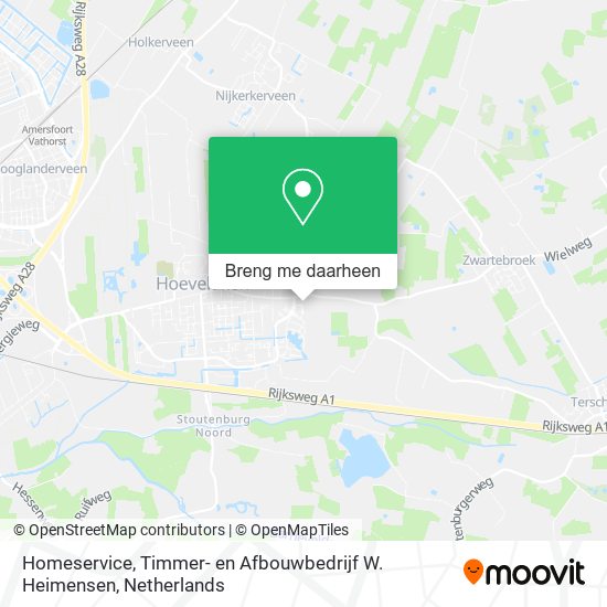 Homeservice, Timmer- en Afbouwbedrijf W. Heimensen kaart