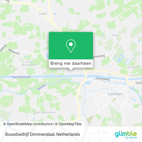 Bouwbedrijf Dimmendaal kaart