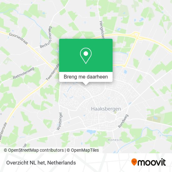 Overzicht NL het kaart