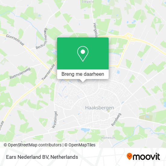 Ears Nederland BV kaart