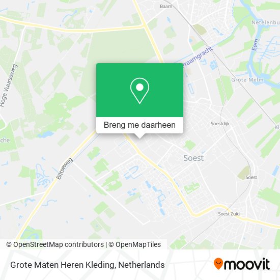 Grote Maten Heren Kleding kaart