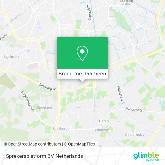 Sprekersplatform BV kaart