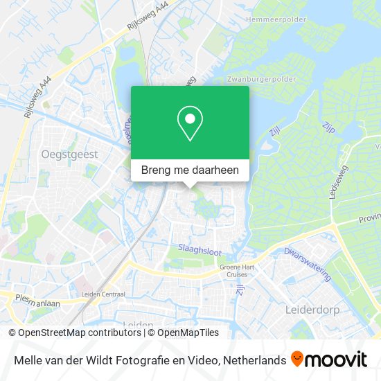 Melle van der Wildt Fotografie en Video kaart