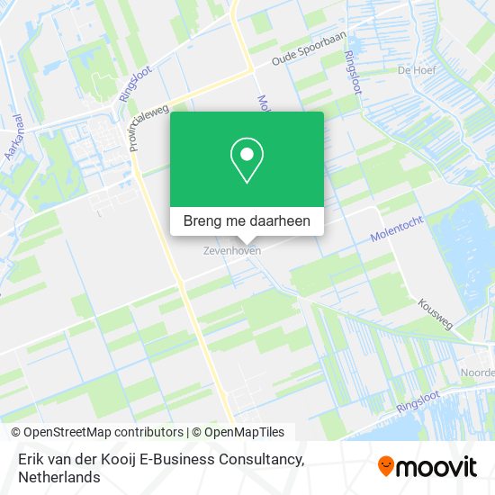 Erik van der Kooij E-Business Consultancy kaart