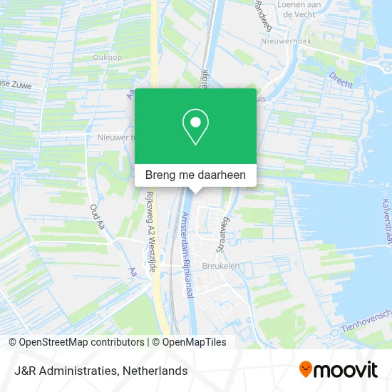 J&R Administraties kaart