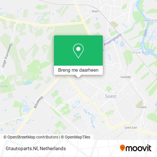 Gtautoparts.Nl kaart