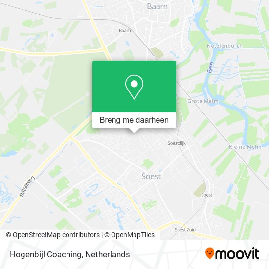 Hogenbijl Coaching kaart