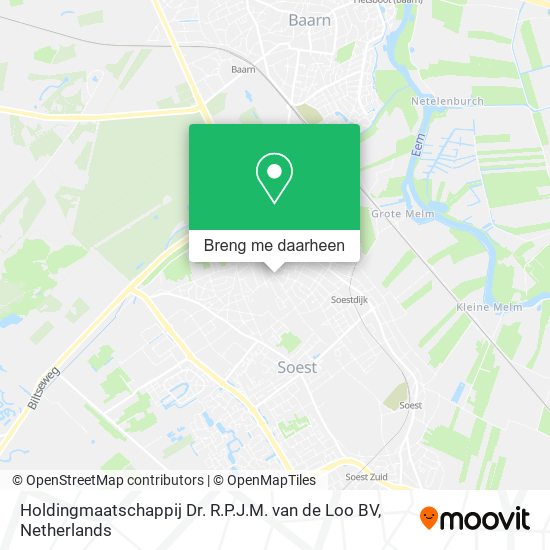 Holdingmaatschappij Dr. R.P.J.M. van de Loo BV kaart