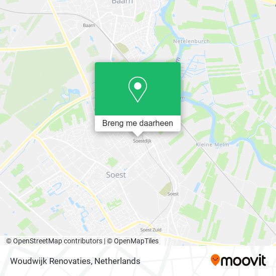 Woudwijk Renovaties kaart