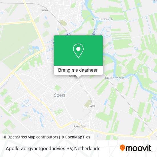 Apollo Zorgvastgoedadvies BV kaart