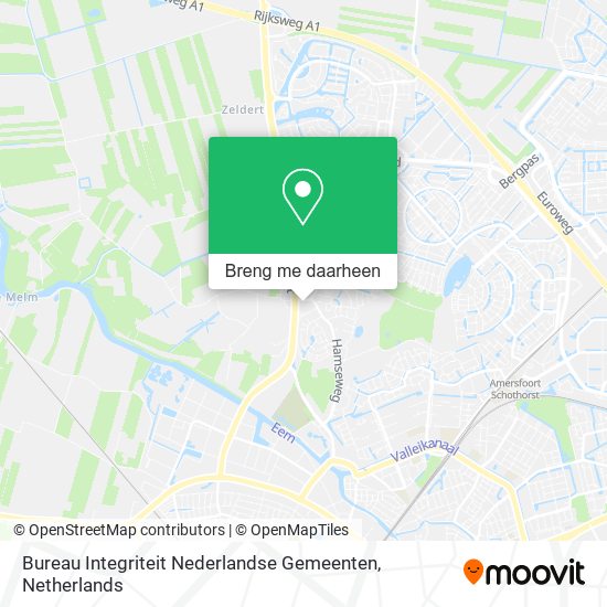 Bureau Integriteit Nederlandse Gemeenten kaart