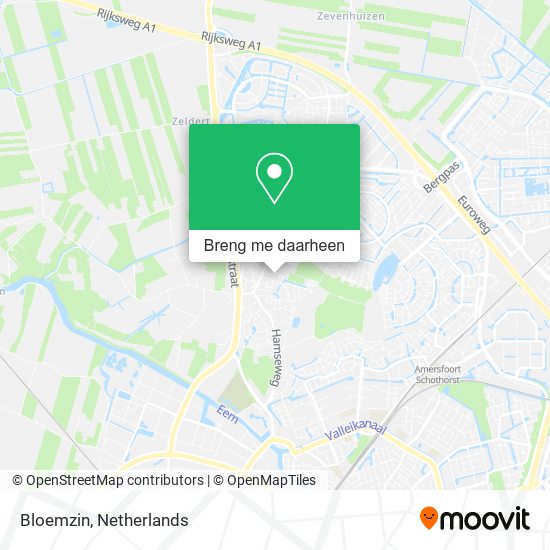 Bloemzin kaart