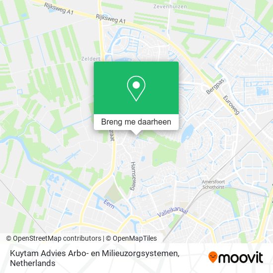 Kuytam Advies Arbo- en Milieuzorgsystemen kaart