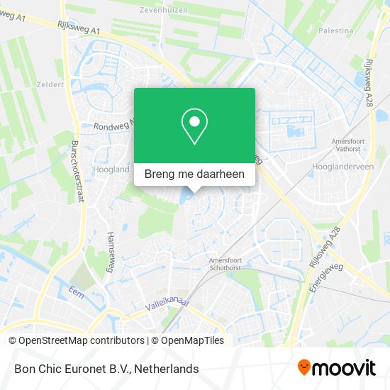 Bon Chic Euronet B.V. kaart