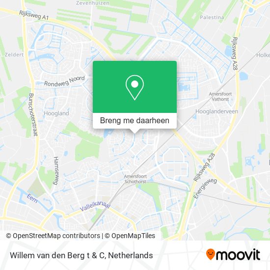 Willem van den Berg t & C kaart