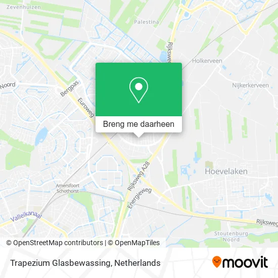 Trapezium Glasbewassing kaart