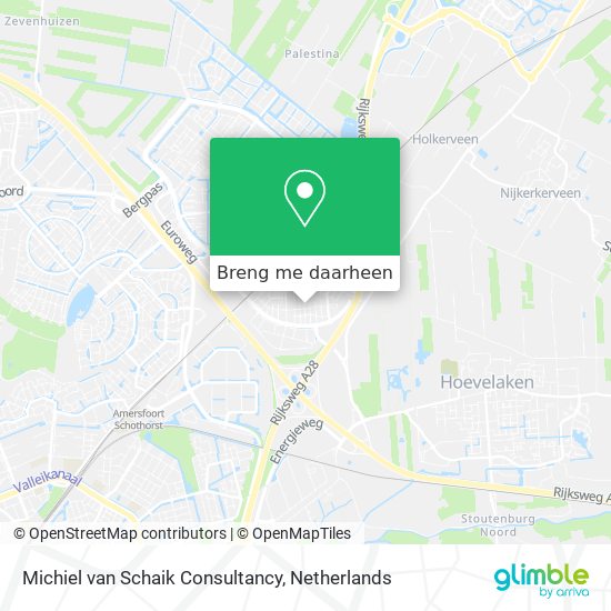 Michiel van Schaik Consultancy kaart