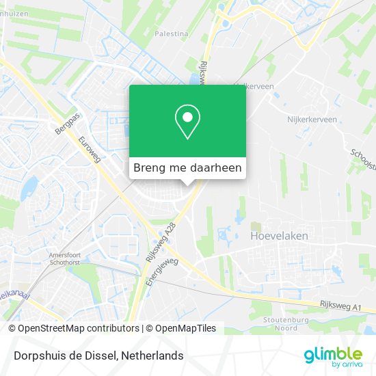 Dorpshuis de Dissel kaart