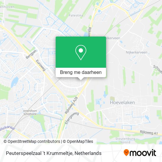 Peuterspeelzaal 't Krummeltje kaart