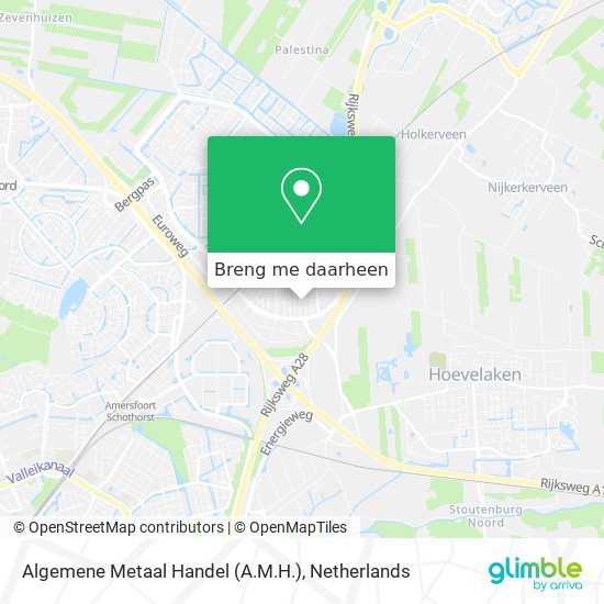 Algemene Metaal Handel (A.M.H.) kaart