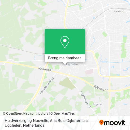 Huidverzorging Nouvelle, Ans Buis-Dijksterhuis, Ugchelen kaart