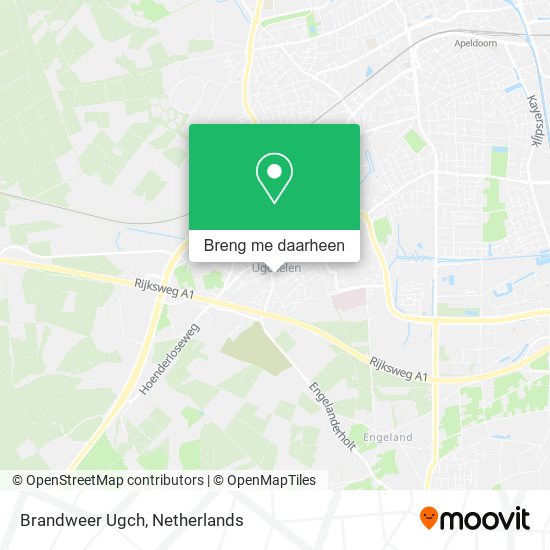 Brandweer Ugch kaart