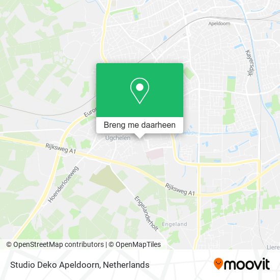 Studio Deko Apeldoorn kaart