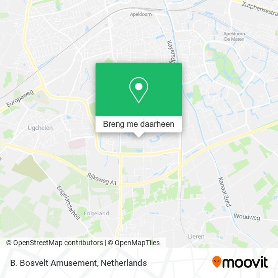 B. Bosvelt Amusement kaart