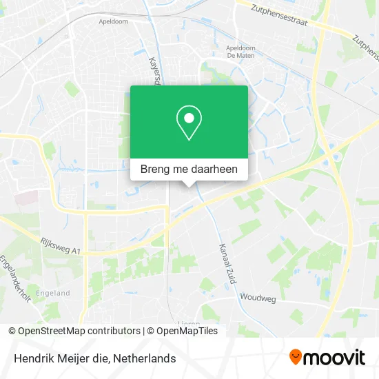 Hendrik Meijer die kaart