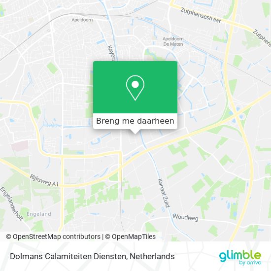 Dolmans Calamiteiten Diensten kaart