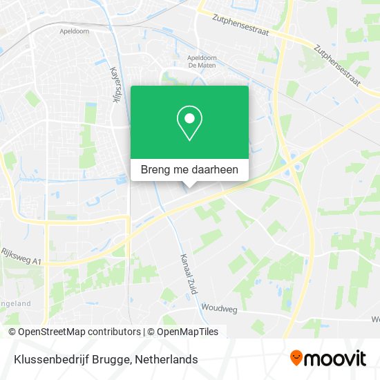 Klussenbedrijf Brugge kaart