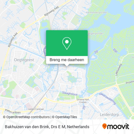 Bakhuizen van den Brink, Drs E M kaart