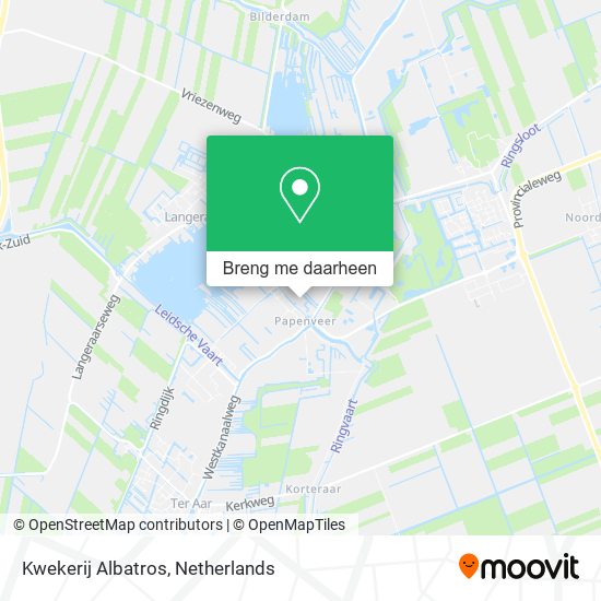 Kwekerij Albatros kaart