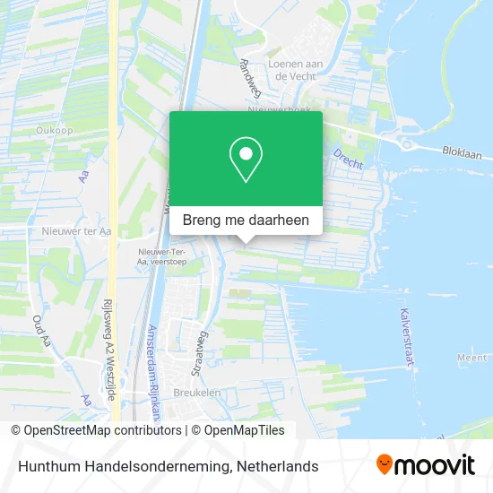 Hunthum Handelsonderneming kaart