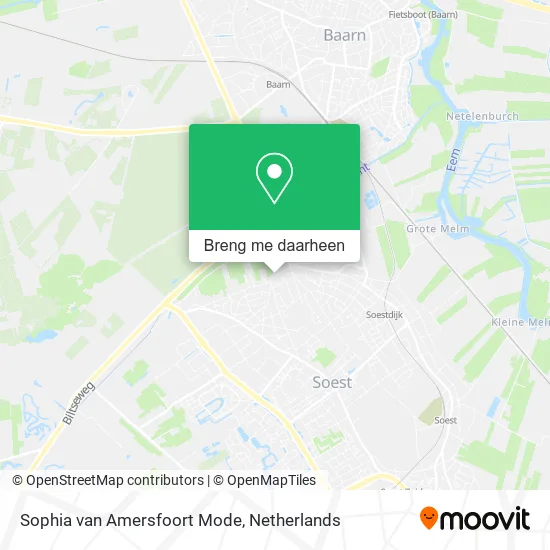 Sophia van Amersfoort Mode kaart