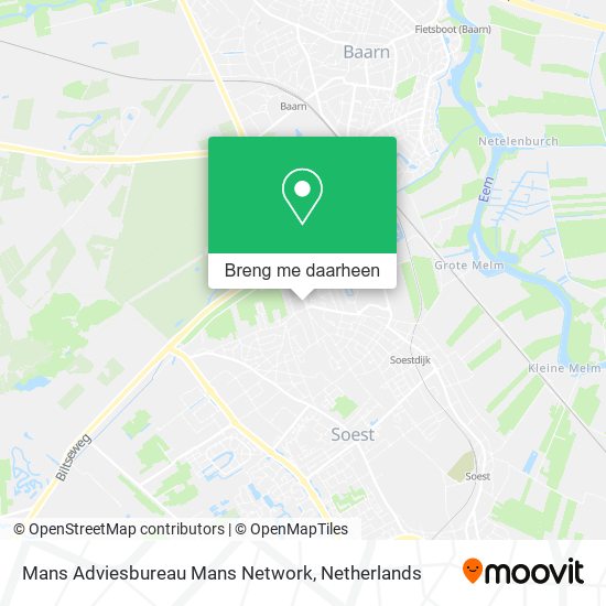 Mans Adviesbureau Mans Network kaart