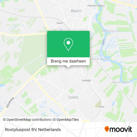 Rostpluspost BV kaart