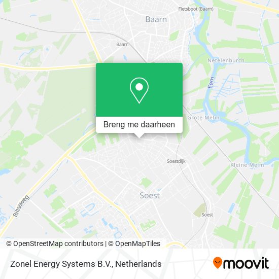 Zonel Energy Systems B.V. kaart
