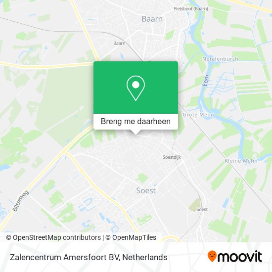 Zalencentrum Amersfoort BV kaart