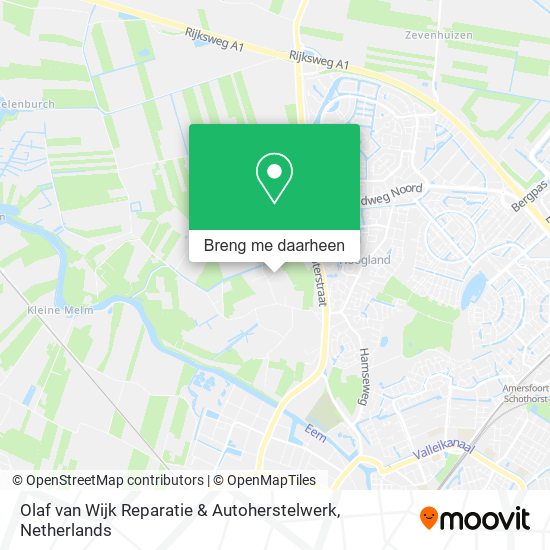 Olaf van Wijk Reparatie & Autoherstelwerk kaart